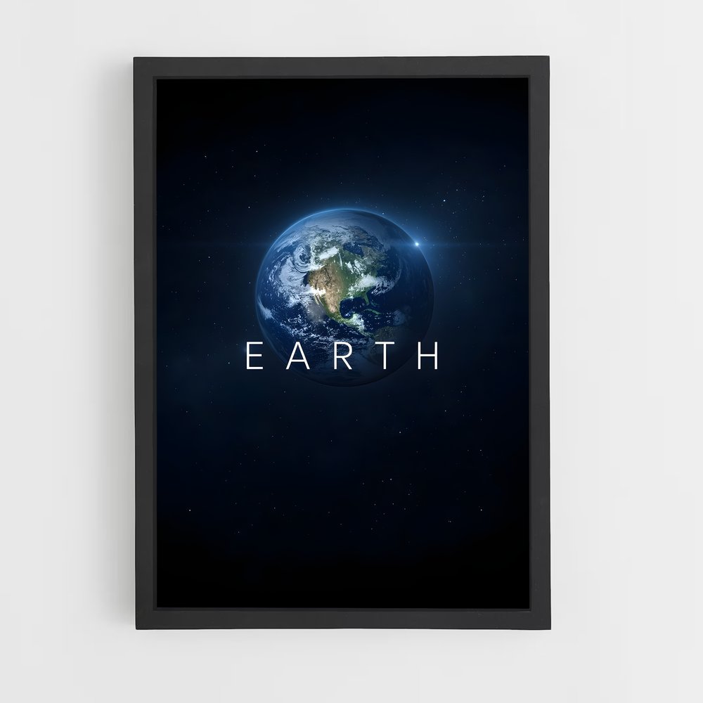 Poster Vision Éthérée Terrestre – affiche Système solaire (vue 2)